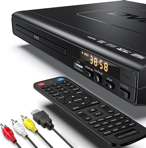 Best cd dvd player - HD DVD Player, CD Players for Home, DVD Players for TV, HDMI and RCA Cable Included, Up-Convert to HD 1080p, All Region, Breakpoint Memory, Built-in PAL/NTSC, USB 2.0, Tojock 